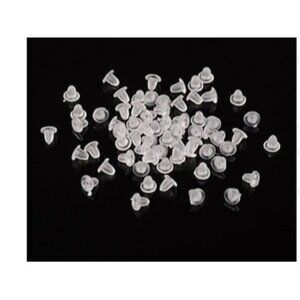 Clear Rubber Earring Backs